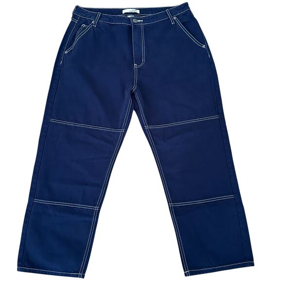 Mia & Madison Women 5 Pocket Design High Rise Wide Leg Mom Blue Denim Size 11 - Picture 6 of 7